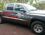 dodge ram custom car graphic